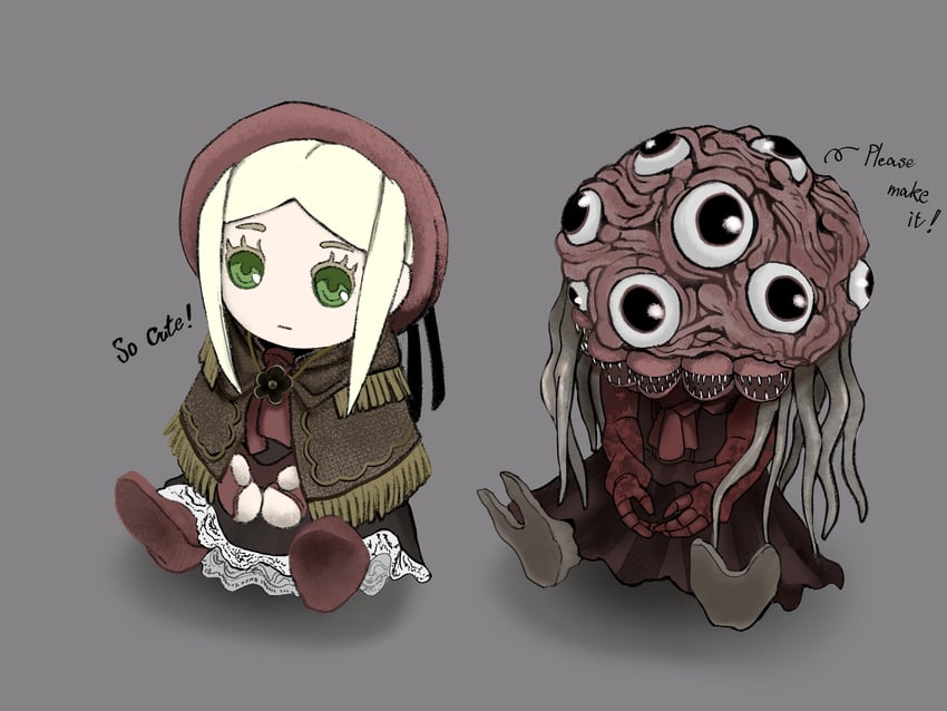plain doll and winter lantern (bloodborne) drawn by kageisland_9lov