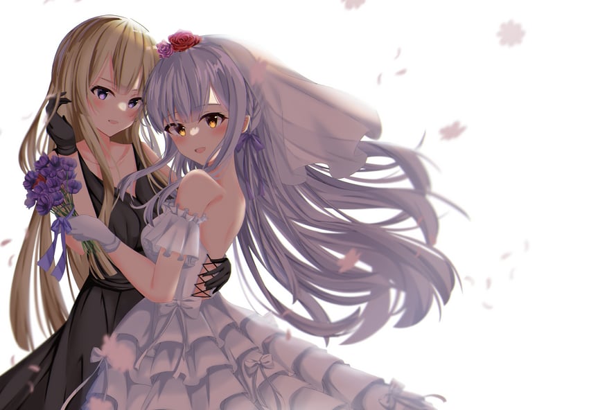 kon kanaho and miyagawa takane (assault lily) drawn by mihana