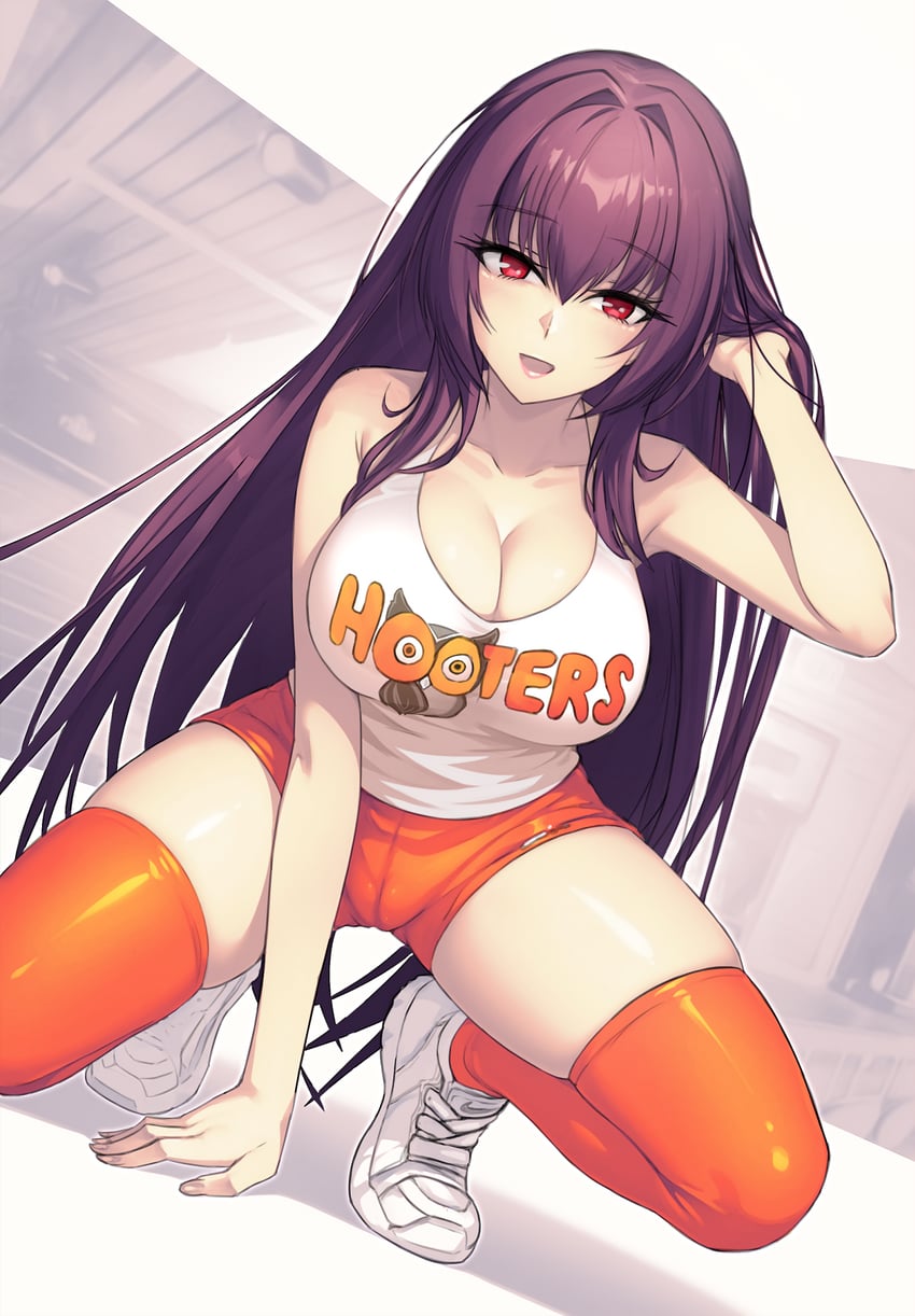 scathach and hootie the owl (fate and 2 more) drawn by dynamitenatalia