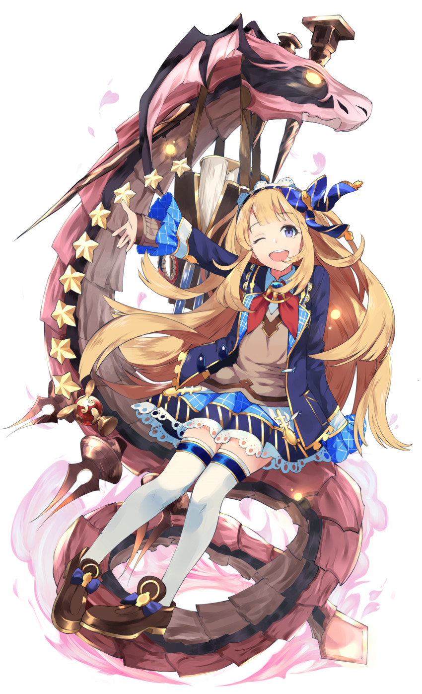 cagliostro and ouroboros (granblue fantasy) drawn by touzai_(poppin_phl95)