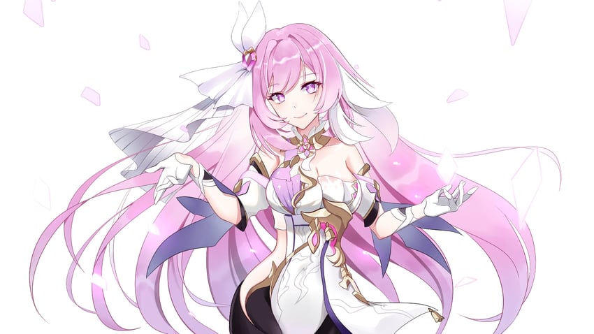 elysia (honkai and 1 more) drawn by deathwalker423