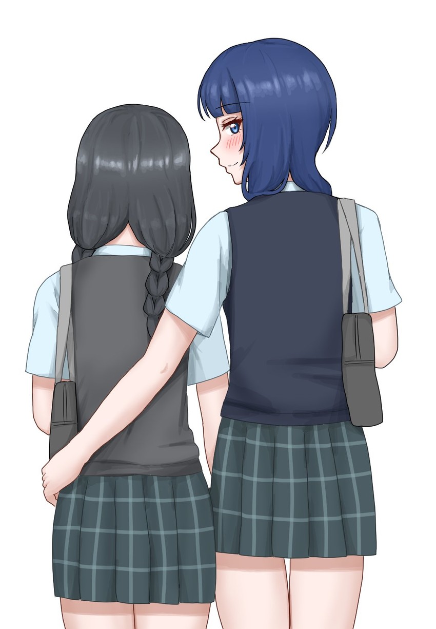 yuki setsuna, asaka karin, and nakagawa nana (love live! and 1 more) drawn by hrud214