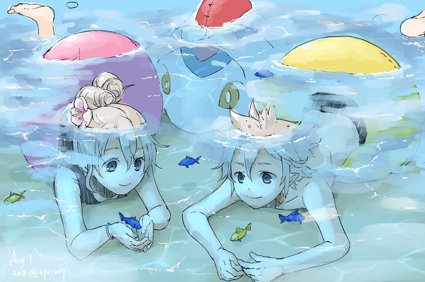 female kana, male kana, and lilith (fire emblem and 1 more) drawn by robaco