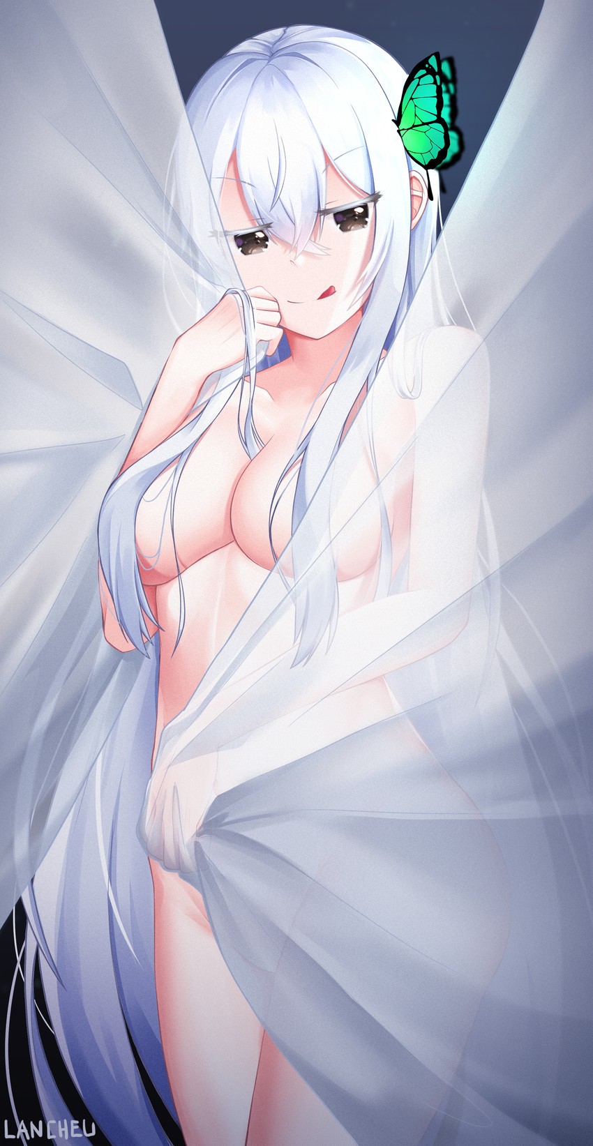 echidna (re:zero kara hajimeru isekai seikatsu) drawn by lancheu