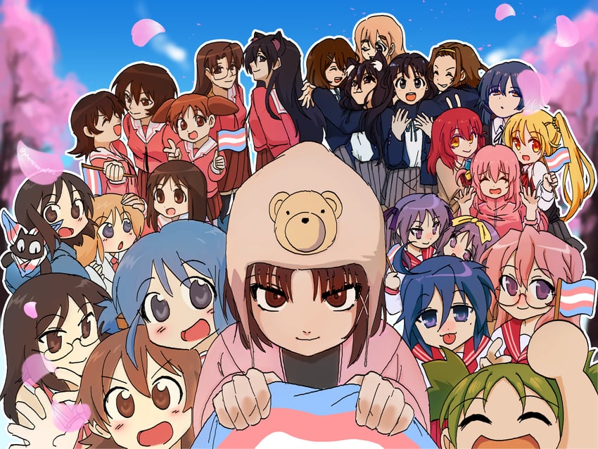 gotoh hitori, akiyama mio, nakano azusa, kita ikuyo, tainaka ritsu, and 21 more (k-on! and 6 more) drawn by phenomenoms