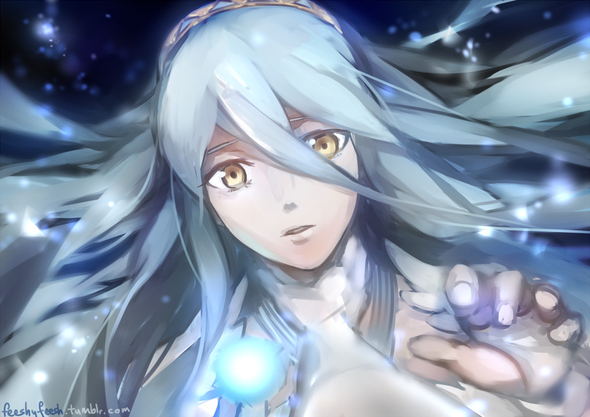 azura (fire emblem and 1 more) drawn by feesh