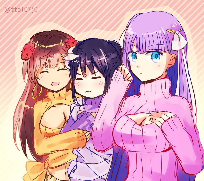 martha, mata hari, and jing ke (fate and 1 more) drawn by totte