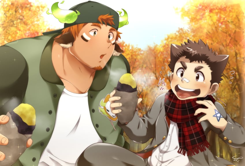 wakan tanka and protagonist 1 (tokyo afterschool summoners) drawn by kontahsm