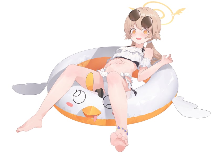 hifumi and peroro (blue archive) drawn by riok_hh
