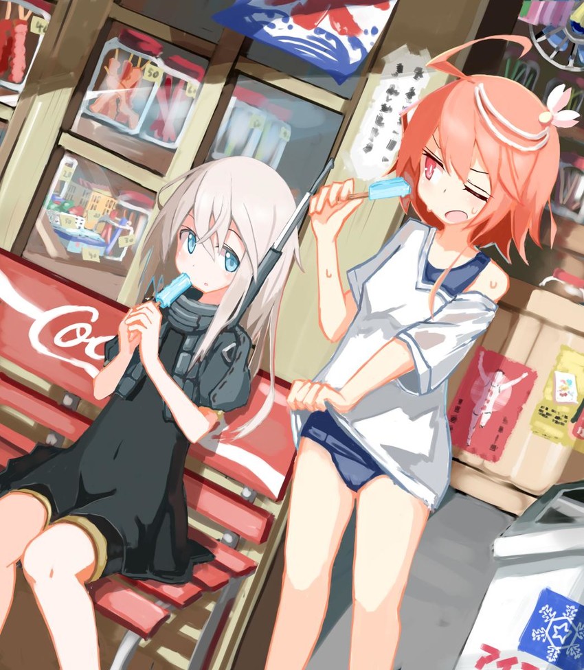 i-58 and u-511 (kantai collection) drawn by beize_(garbage)