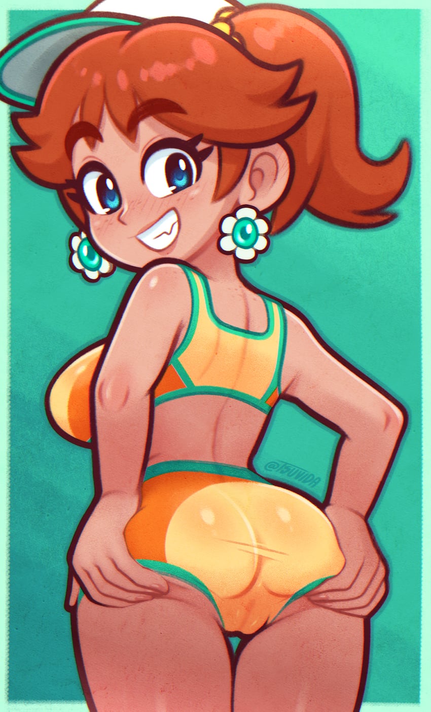 princess daisy (mario and 2 more) drawn by tsuvida