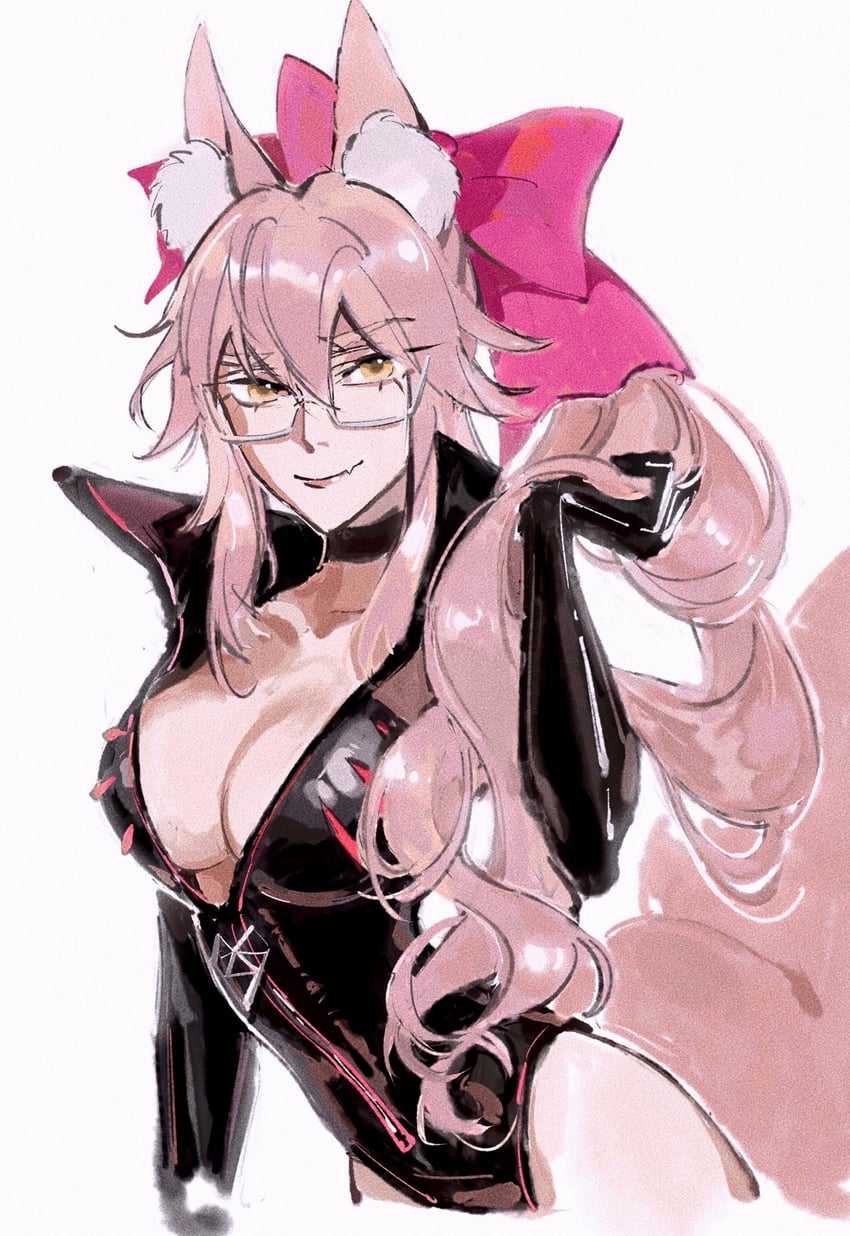 tamamo and koyanskaya (fate and 1 more) drawn by ribelle0804