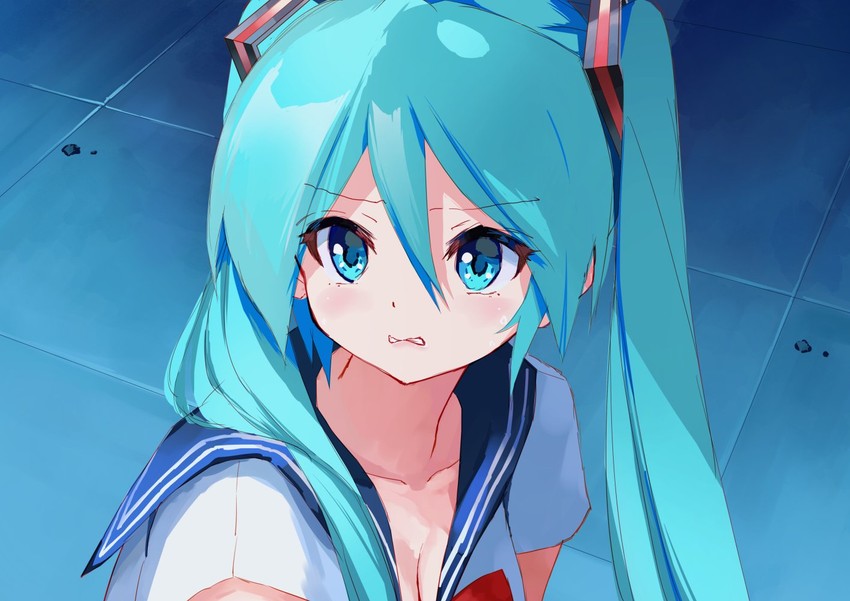 hatsune miku (vocaloid and 2 more) drawn by takepon1123