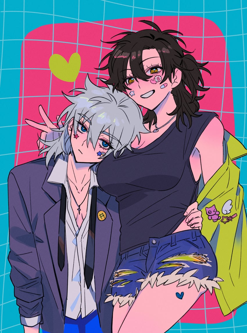 cheng xiaoshi and lu guang (shiguang dailiren) drawn by 2101341bbb