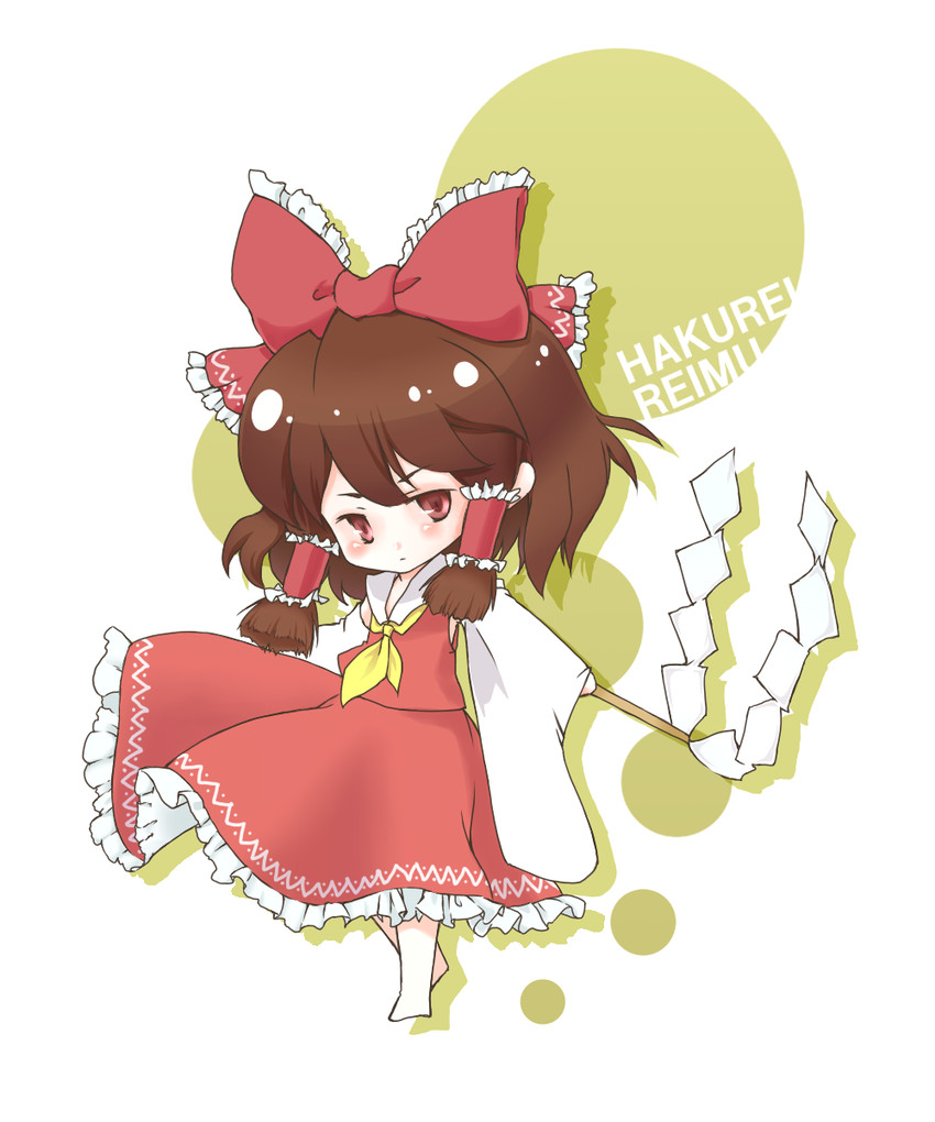 hakurei reimu (touhou) drawn by kagetsu_hana