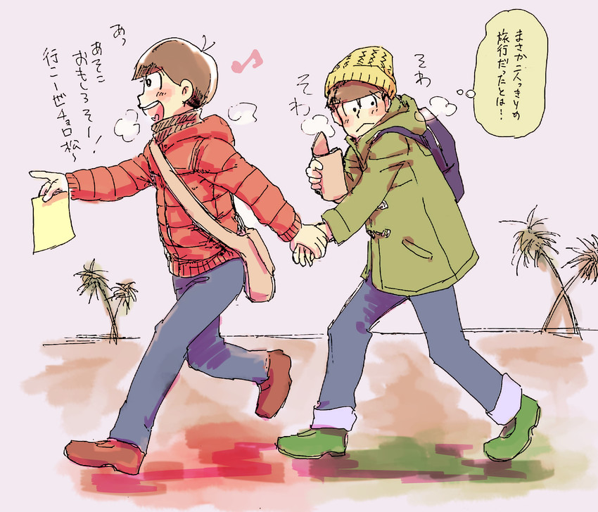 matsuno osomatsu and matsuno choromatsu (osomatsu and 1 more) drawn by nomipi