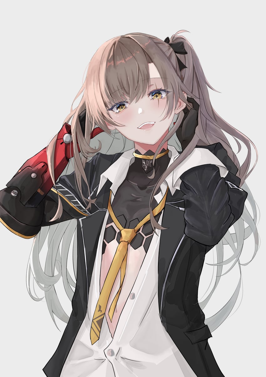 ump45 and leva (girls' frontline and 1 more) drawn by satsumaagee