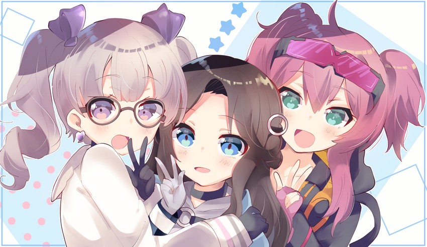 km0d0, juliet winters, and haruna swift (heavenrend) drawn by nohoshio