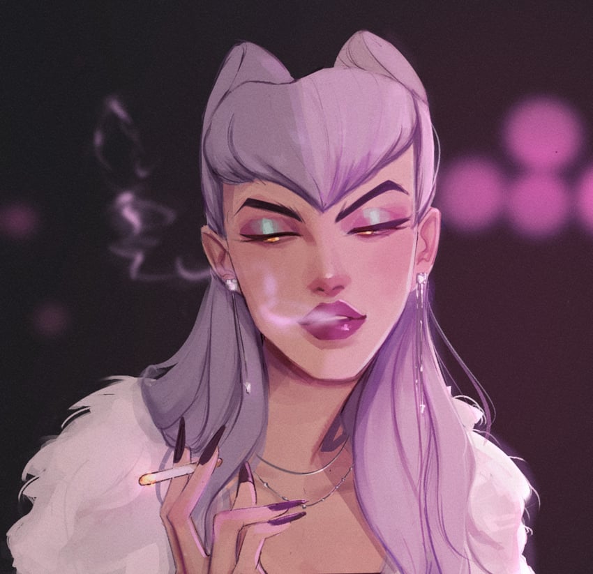 evelynn and k/da all out evelynn (league of legends) drawn by lisamar1exo