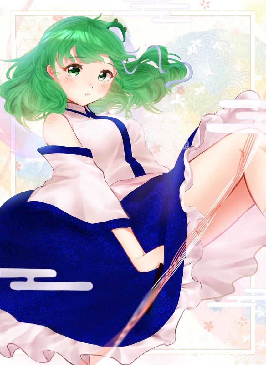 kochiya sanae (touhou and 1 more) drawn by motsi_x