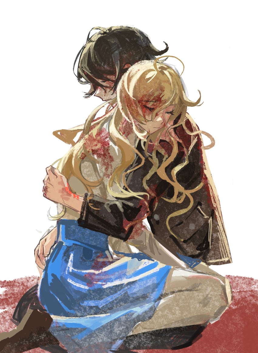 lumian lee and aurore lee (lord of the mysteries and 1 more) drawn by junjungua