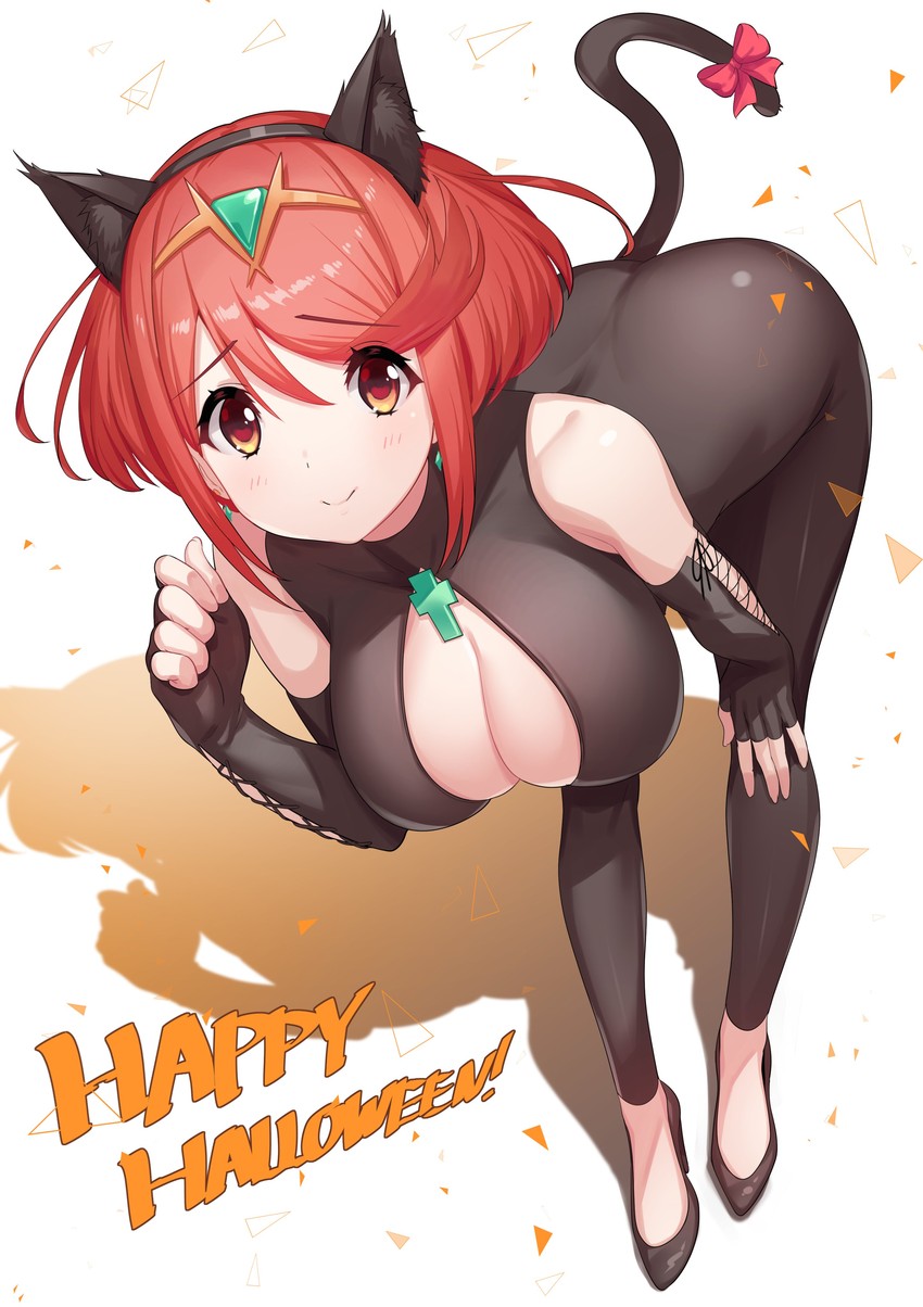 pyra (xenoblade chronicles and 1 more) drawn by green322