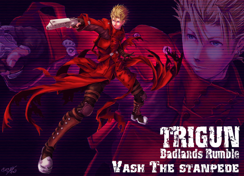 vash the stampede (trigun and 1 more) drawn by friction