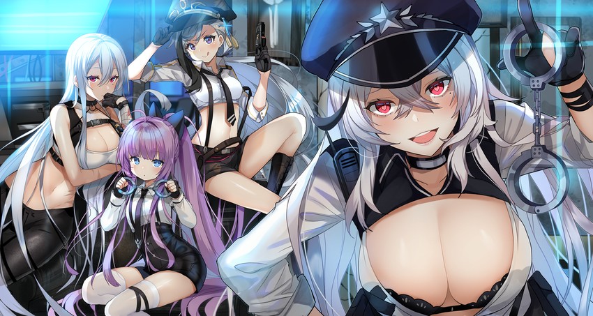 tashkent, sovetskaya rossiya, gangut, and minsk (azur lane) drawn by kurot