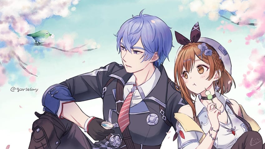 reisalin stout and bos brunnen (atelier and 2 more) drawn by hari_(gorse6my)
