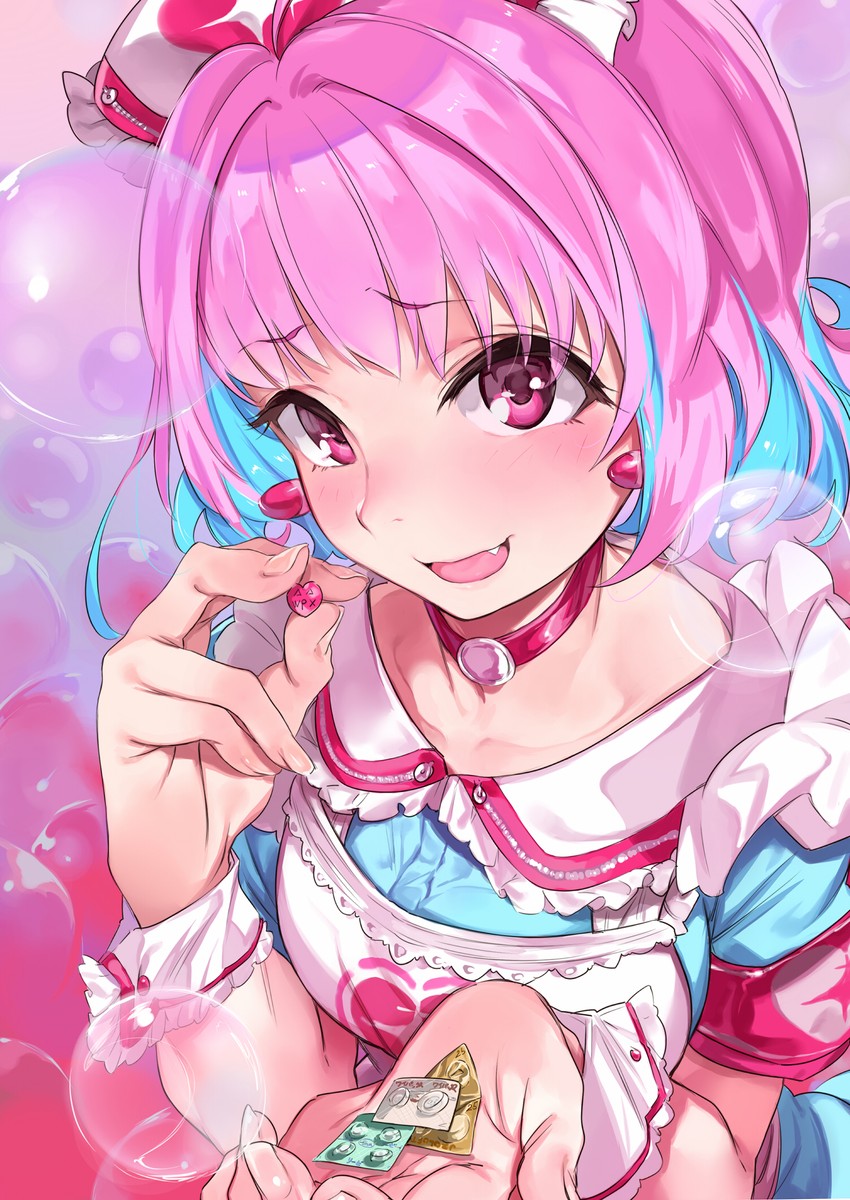 yumemi riamu (idolmaster and 1 more) drawn by geregere_(lantern)