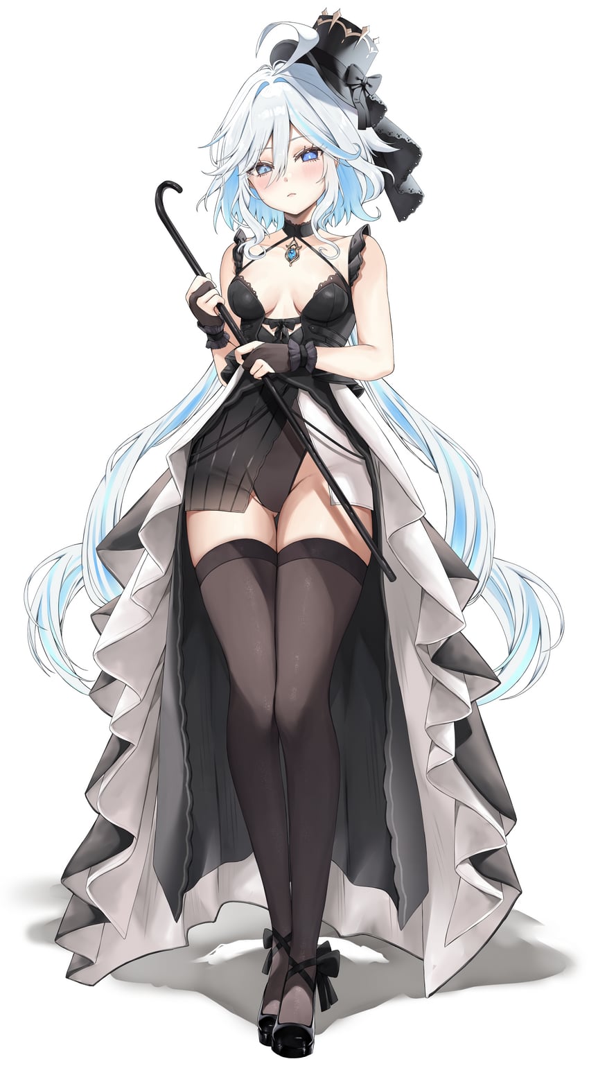 furina (genshin impact) drawn by vitaminechan