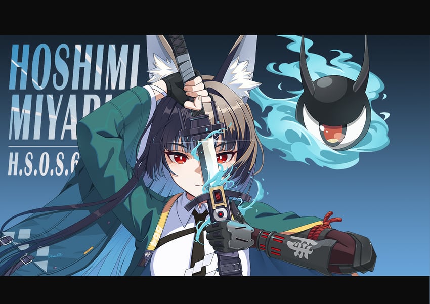 hoshimi miyabi and tailless (zenless zone zero) drawn by dawn02