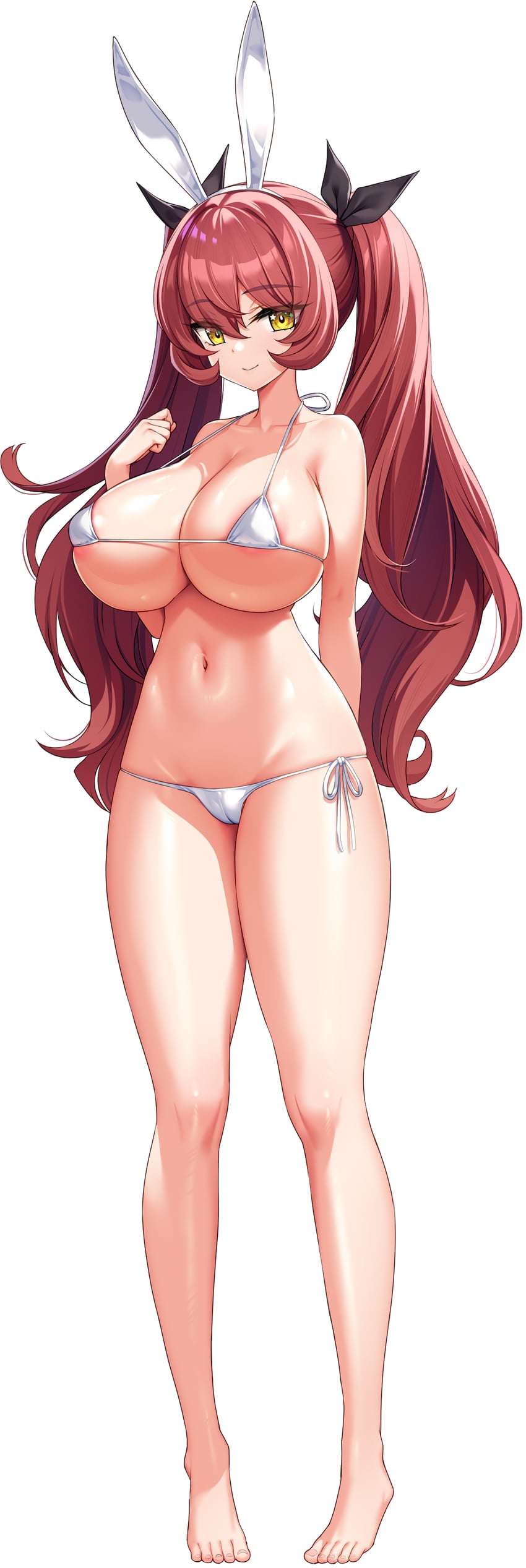 meamea fo rusalka (motto! haramase! honoo no oppai isekai oppai bunny gakuen!) drawn by derauea