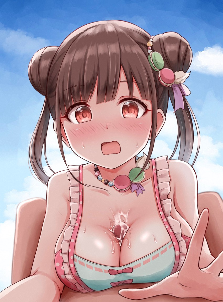 sonoda chiyoko (idolmaster and 1 more) drawn by warubo
