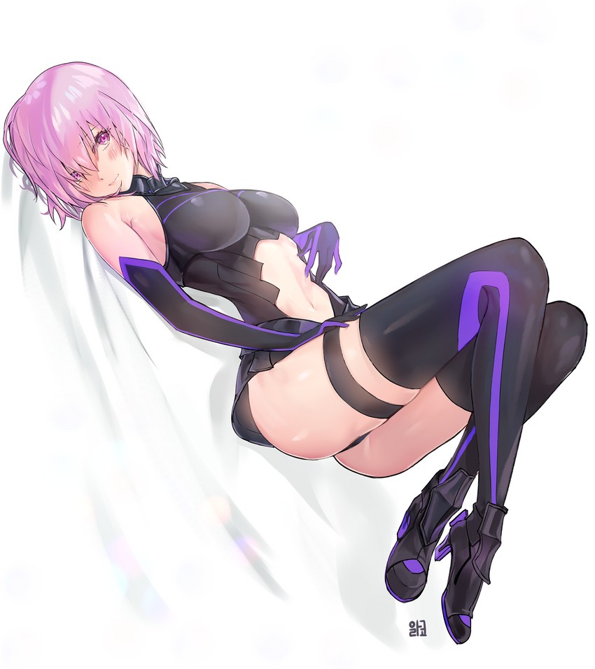 mash kyrielight (fate and 1 more) drawn by alracoco