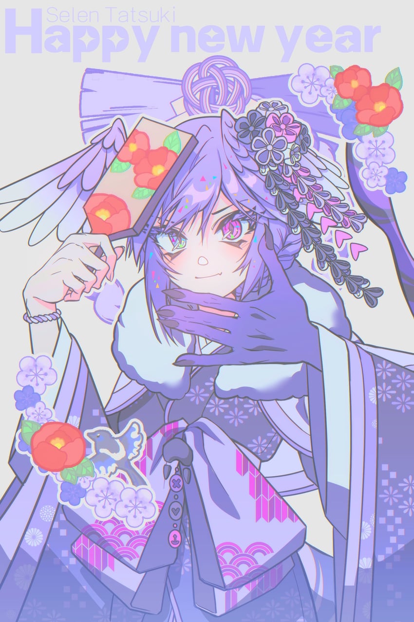 selen tatsuki (nijisanji and 1 more) drawn by sattari