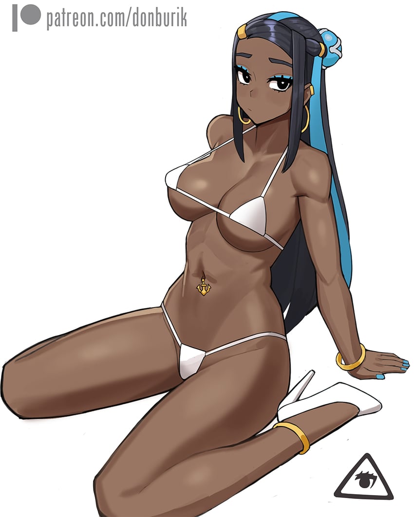 nessa (pokemon and 1 more) drawn by donburi_(donburikazoku)