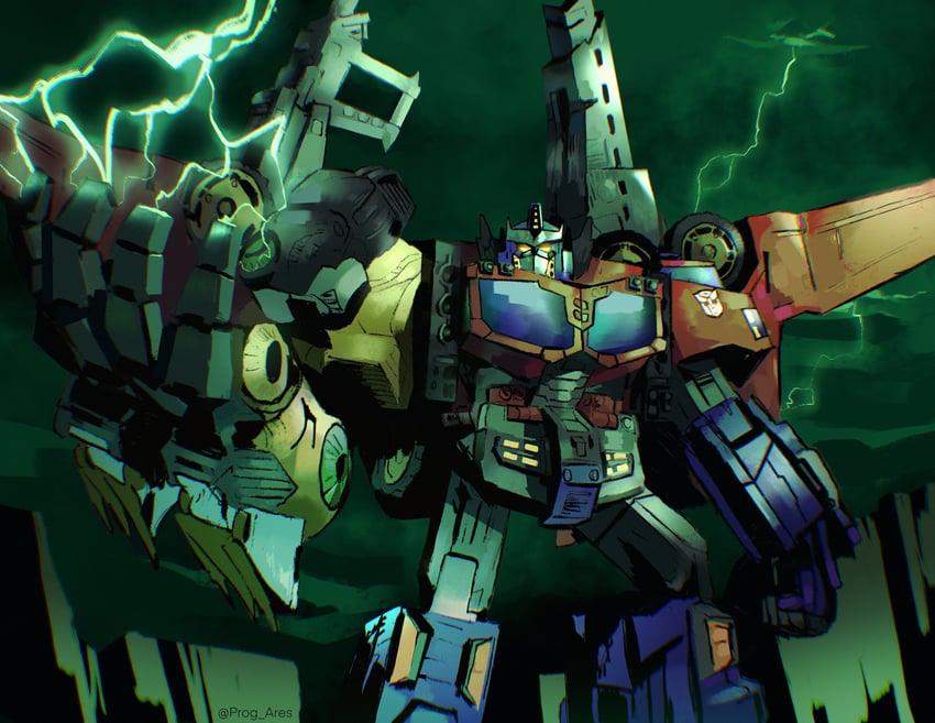 optimus prime (transformers and 2 more) drawn by prog_ares