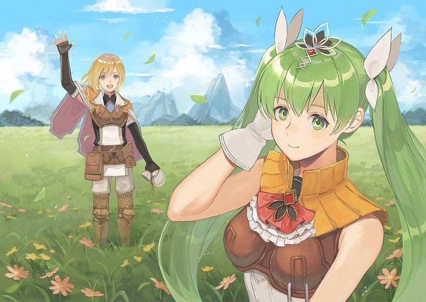frey and lest (rune factory and 1 more) drawn by kyufe