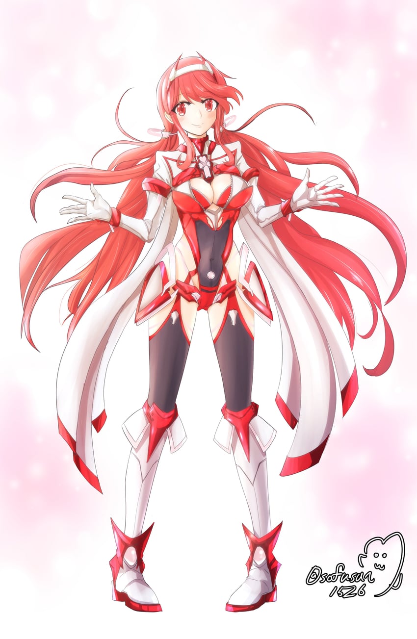 pyra (xenoblade chronicles and 1 more) drawn by sofusan1526