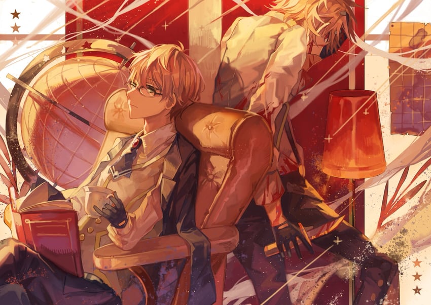 jekyll and hyde, henry jekyll, and hyde (fate and 1 more) drawn by tsugutoku