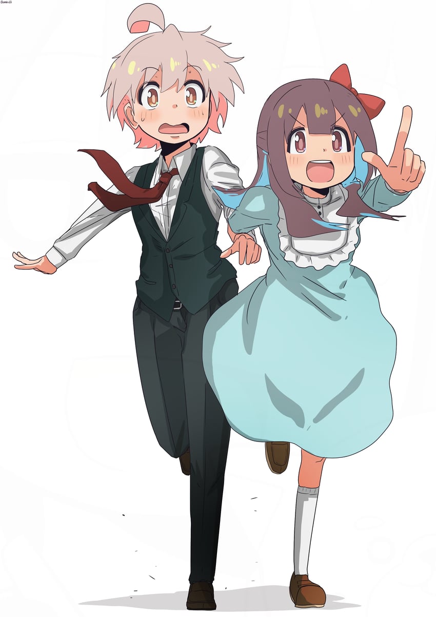 hozuki momiji and oyama mahiro (onii-chan wa oshimai!) drawn by bambi2000line