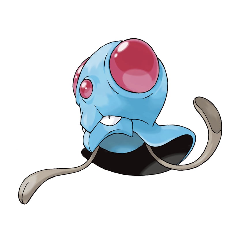 tentacool (pokemon and 1 more) drawn by sugimori_ken