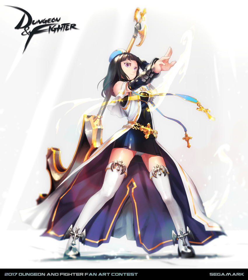 female priest and female crusader (dungeon and fighter) drawn by segamark