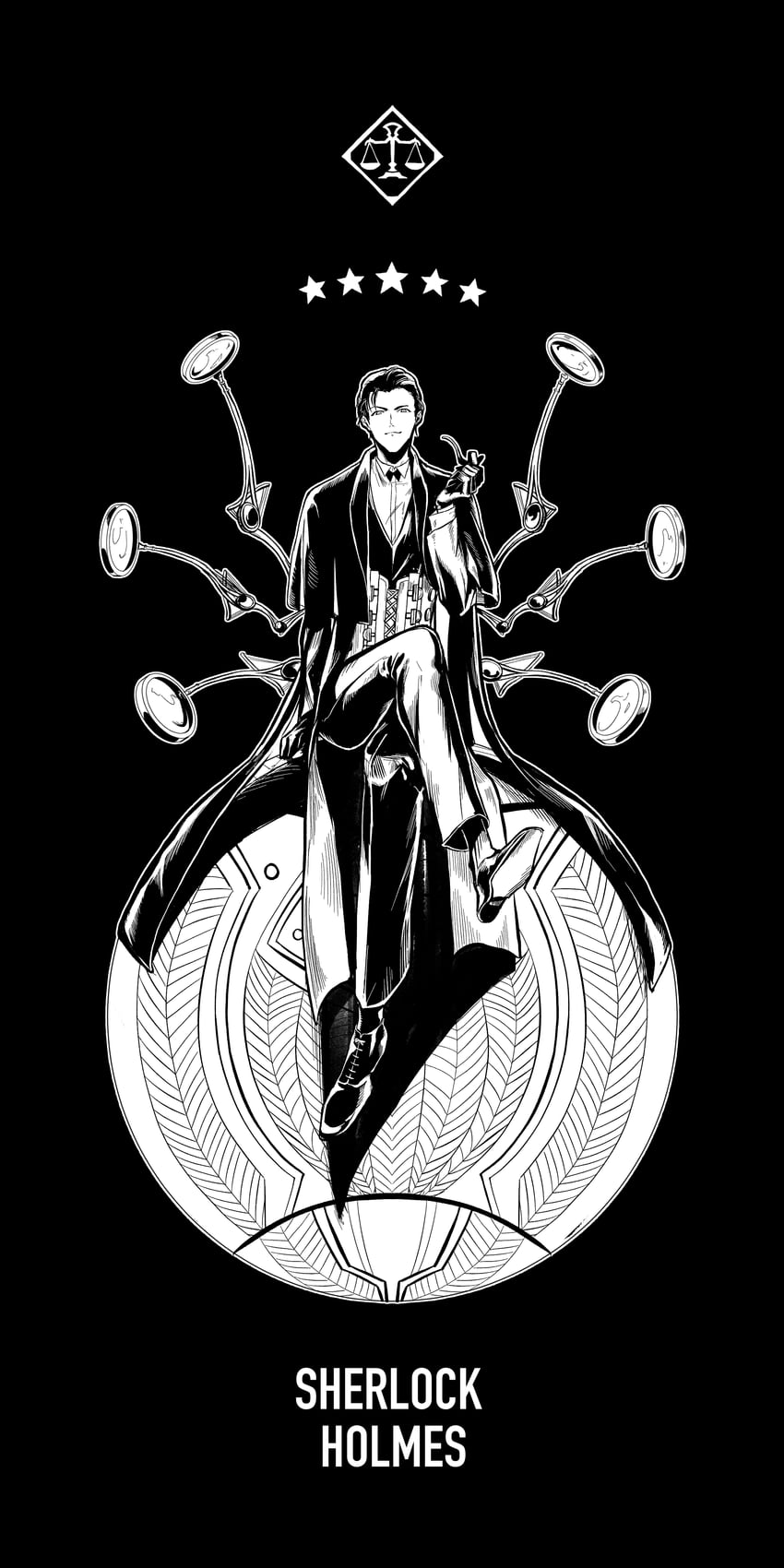 sherlock holmes (fate and 1 more) drawn by mizuna237