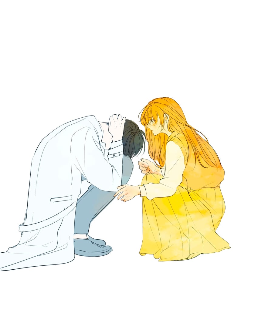kim dokja and yoo sangah (omniscient reader's viewpoint) drawn by rolanda_(yumyumyamions)