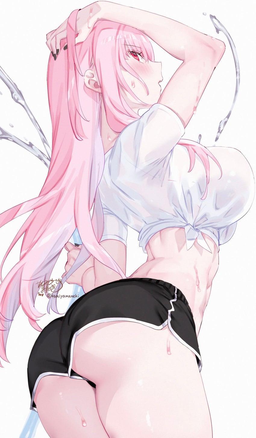 mori calliope (hololive and 1 more) drawn by kamiya_maneki