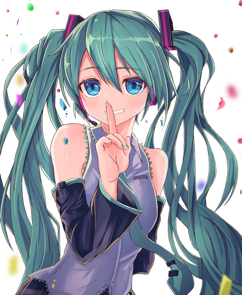 hatsune miku (vocaloid) drawn by kahlua_(artist)