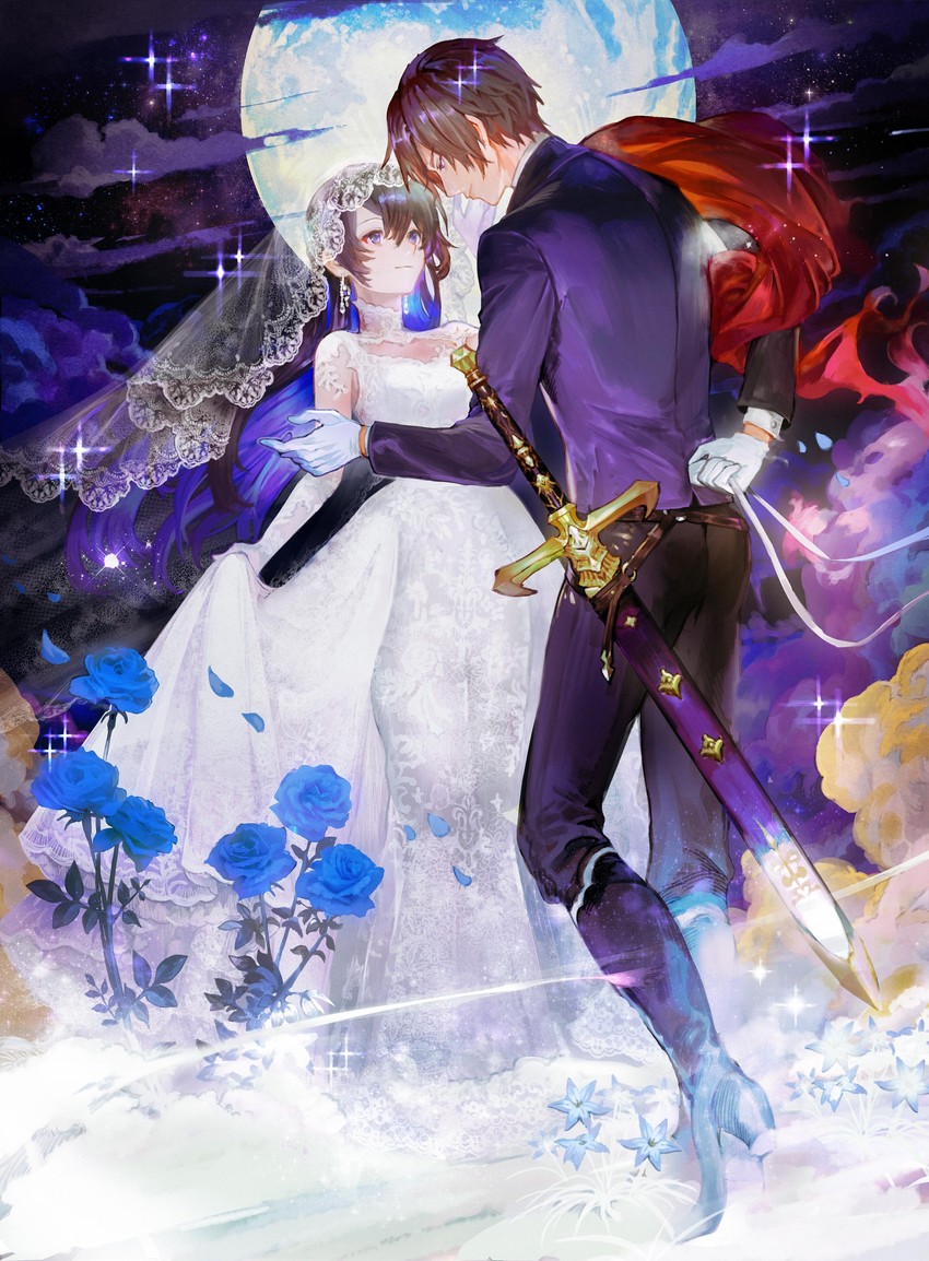 tinasha and oscar (unnamed memory) drawn by chibi_(shimon)