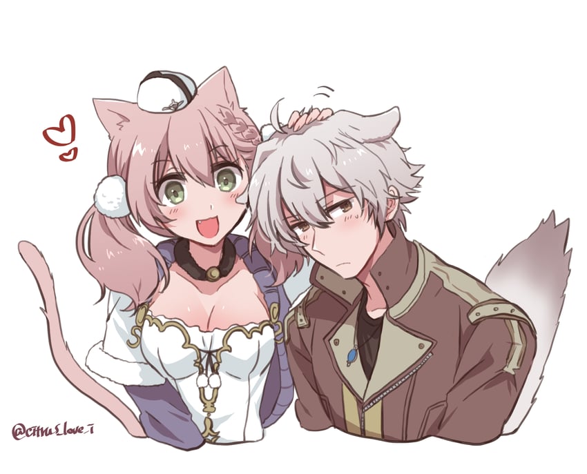 escha malier and logix ficsario (atelier and 1 more) drawn by haruna_(citrus_love_i)